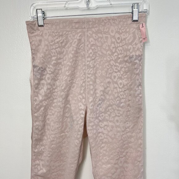 VICTORIA'S SECRET PINK TOTAL KNOCKOUT VS PINK SHEER LEOPARD PRINT Tights Size M - Picture 4 of 8